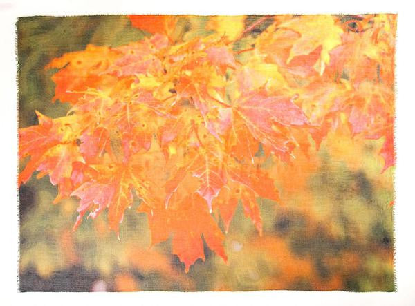 Autumn Cascade - Designer Luxury scarf by Sheila Johnson Collection