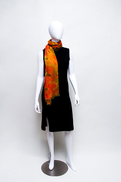 Autumn Cascade - Designer Luxury scarf by Sheila Johnson Collection