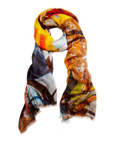 Lakeside Merchant - Designer Luxury scarf by Sheila Johnson Collection