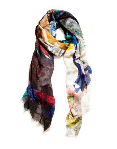 Mezi Kafe - Designer Luxury scarf by Sheila Johnson Collection