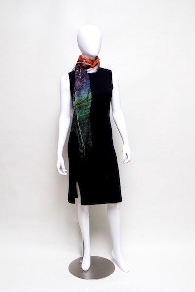 White Tree in Mist - Designer Luxury scarf by Sheila Johnson Collection